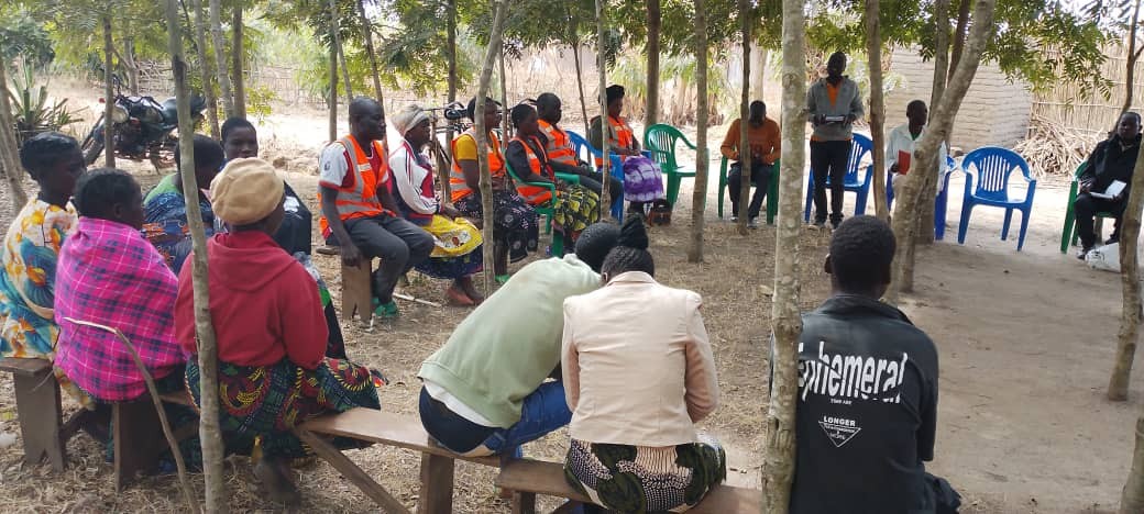 Community paralegals meeting VDC for Fosa in Dedza district